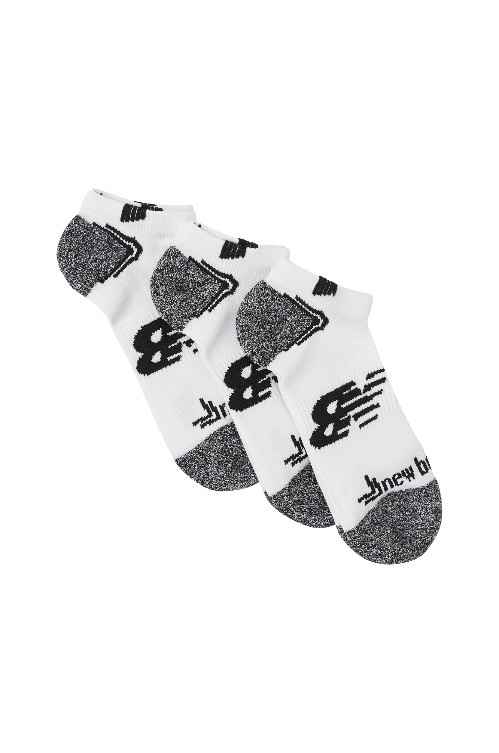 New Balance - Løbestrømper No Show Run Sock 3-pak - Hvid - 35/38