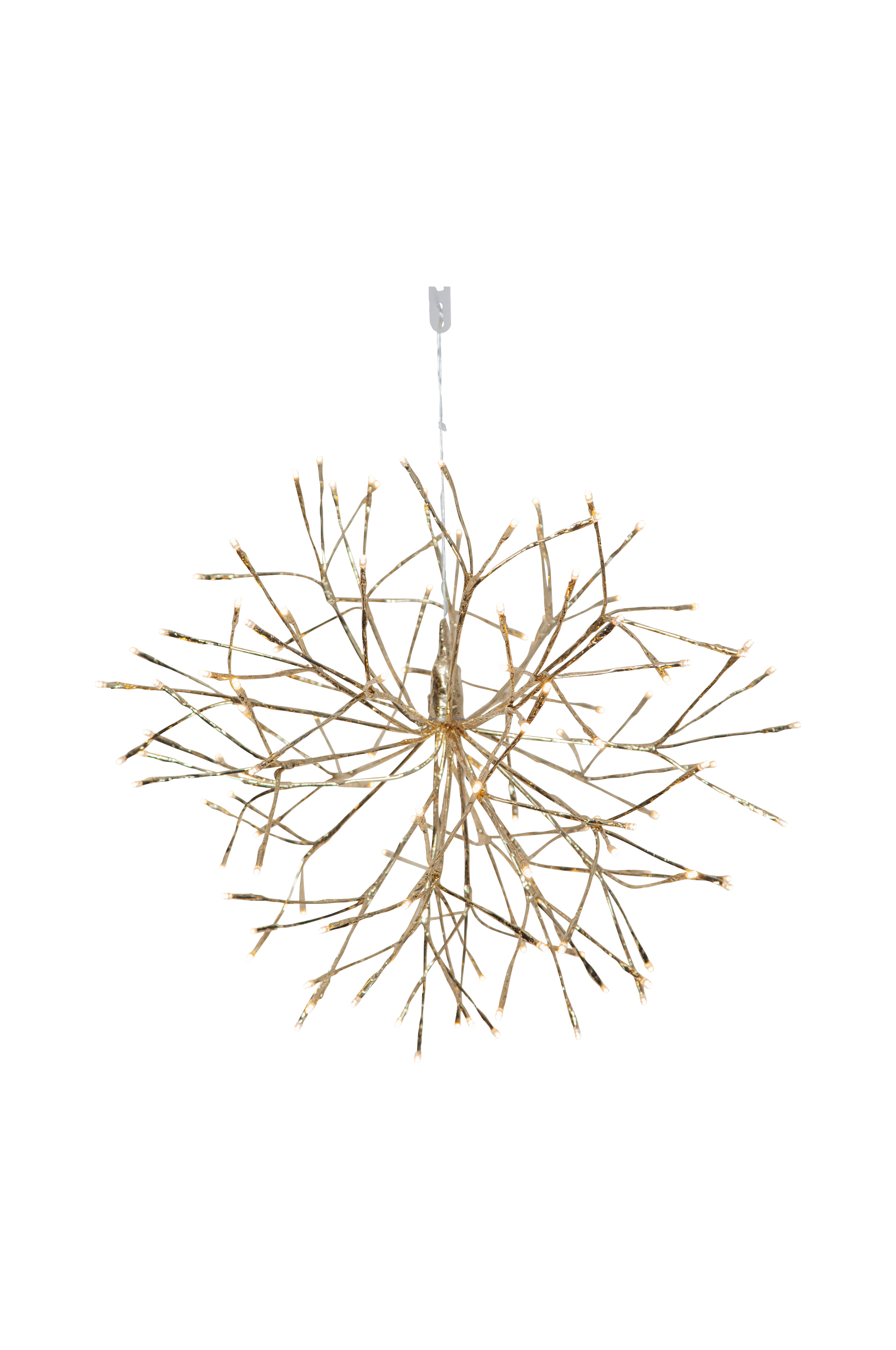 Outdoor-Deko Firework 45 cm - Silber - Beleuchtung