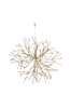 Ulkokoriste Firework 45 cm Silver