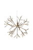 Ulkokoriste Firework 40 cm Gold