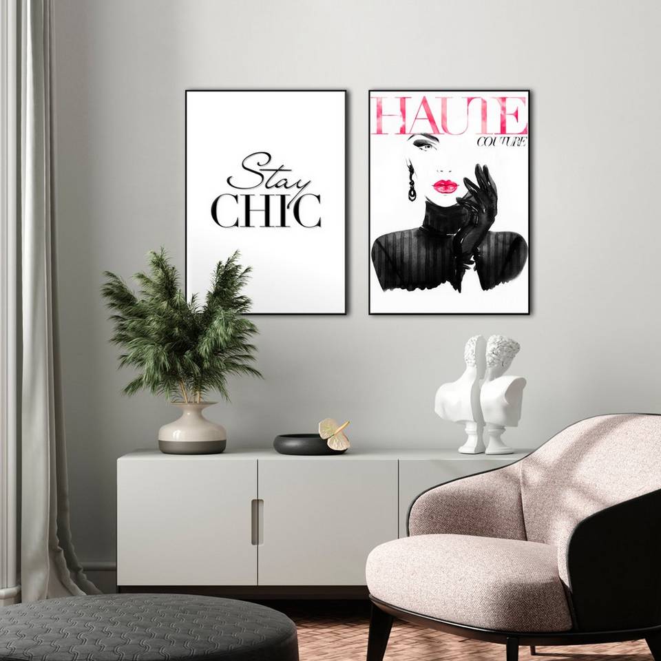 Malerifabrikken Poster Stay Chic, grå från Malerifabrikken, bild 2