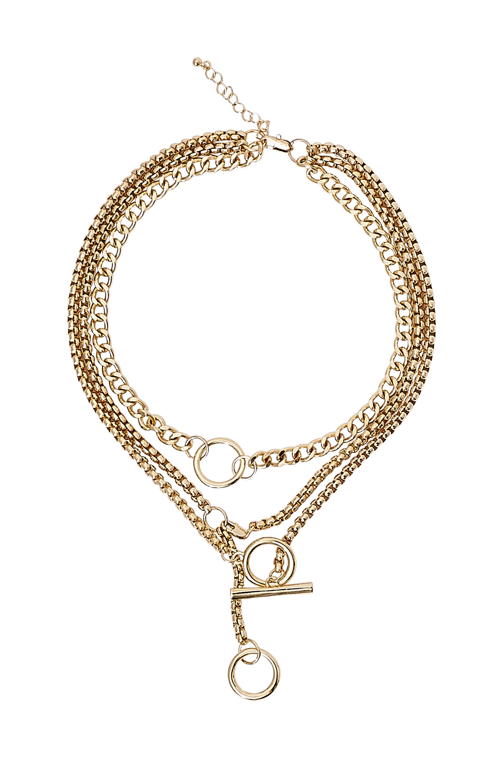 Vila - Halsband viJat Combi Chain Necklace - Guld