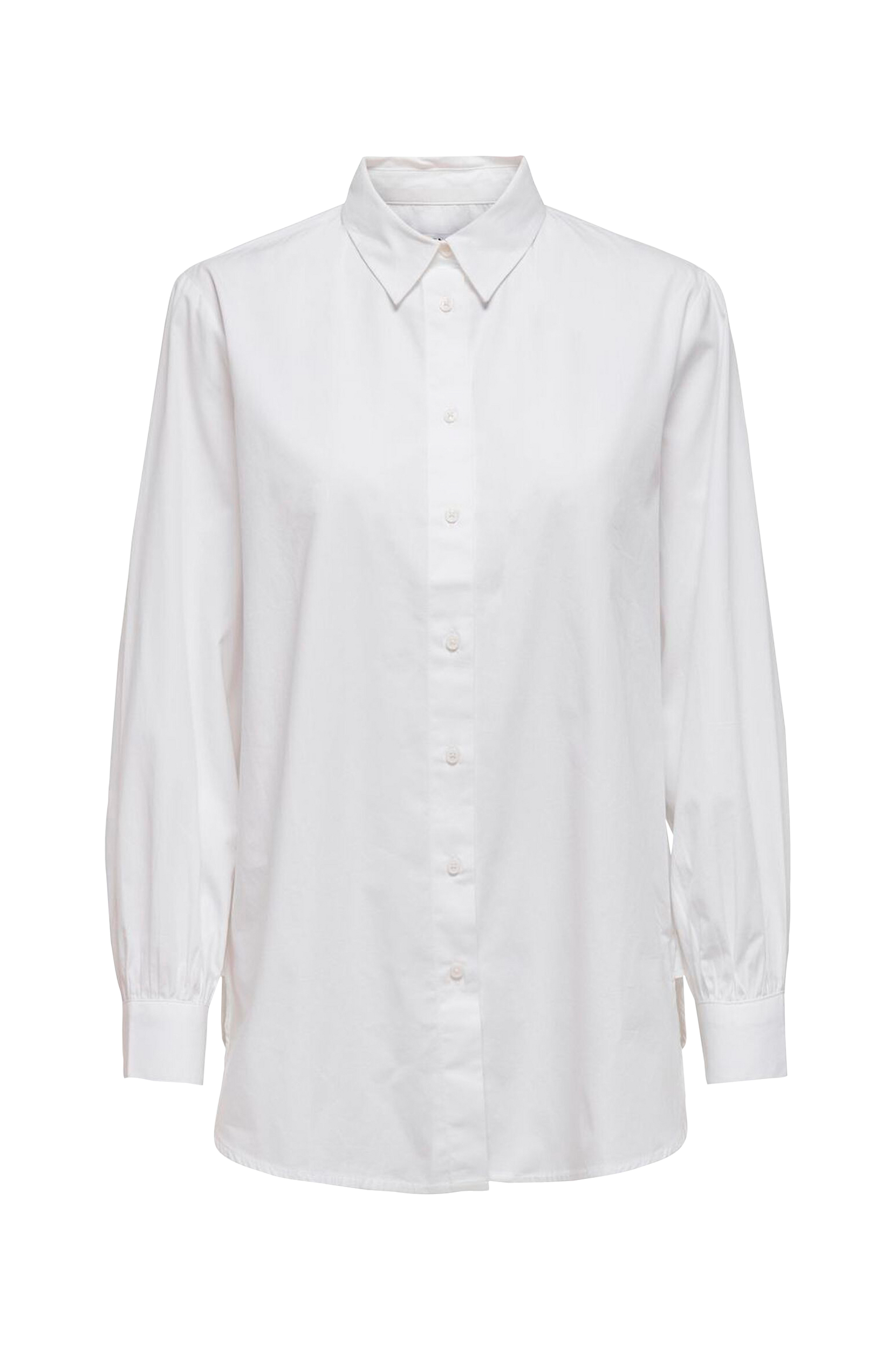 Only - Skjorte onlNora New L/S Shirt Wvn - Hvid - 44