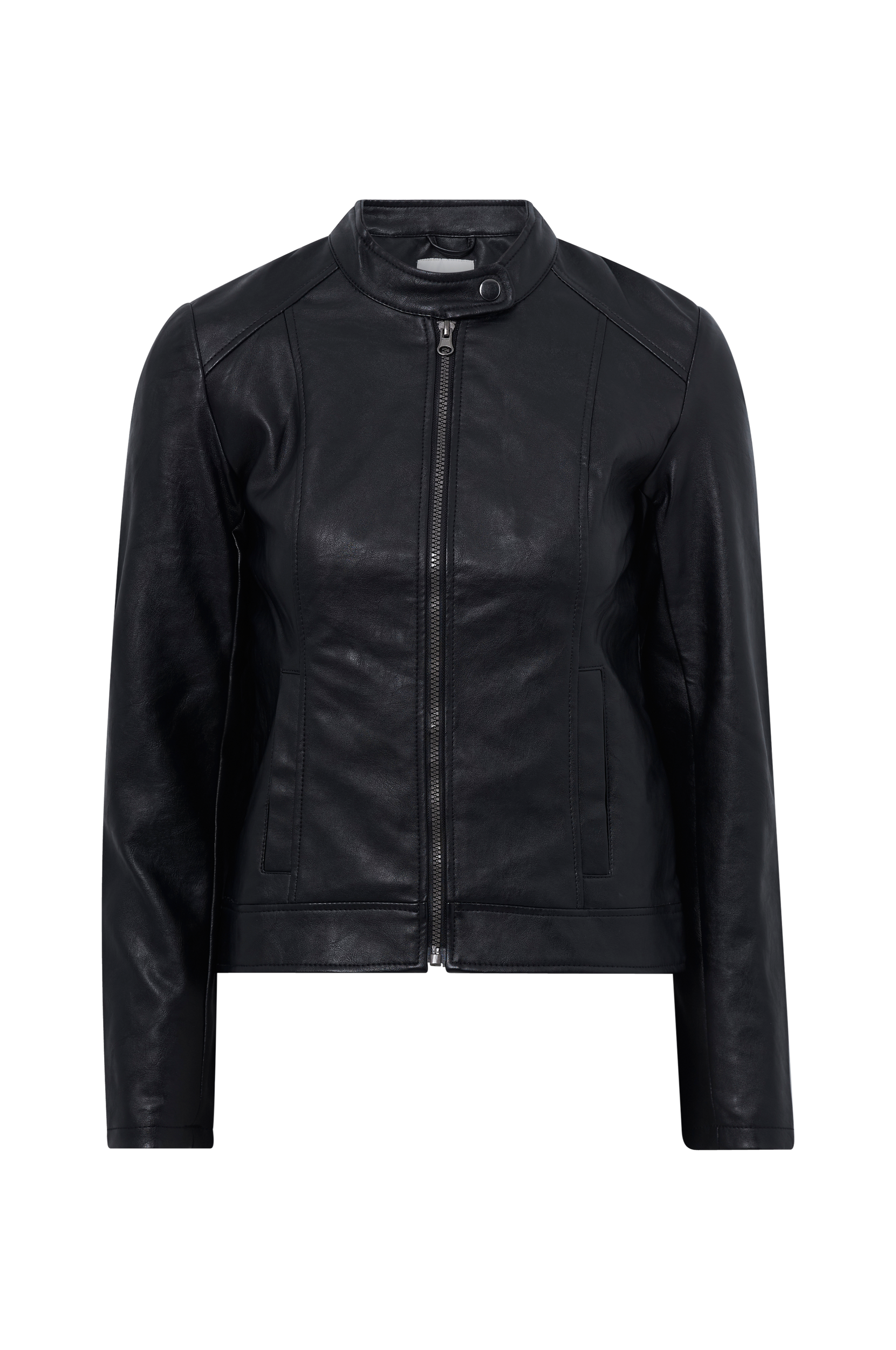 JDY - Jakke jdyEmily Faux Leather Jacket - Sort - 34