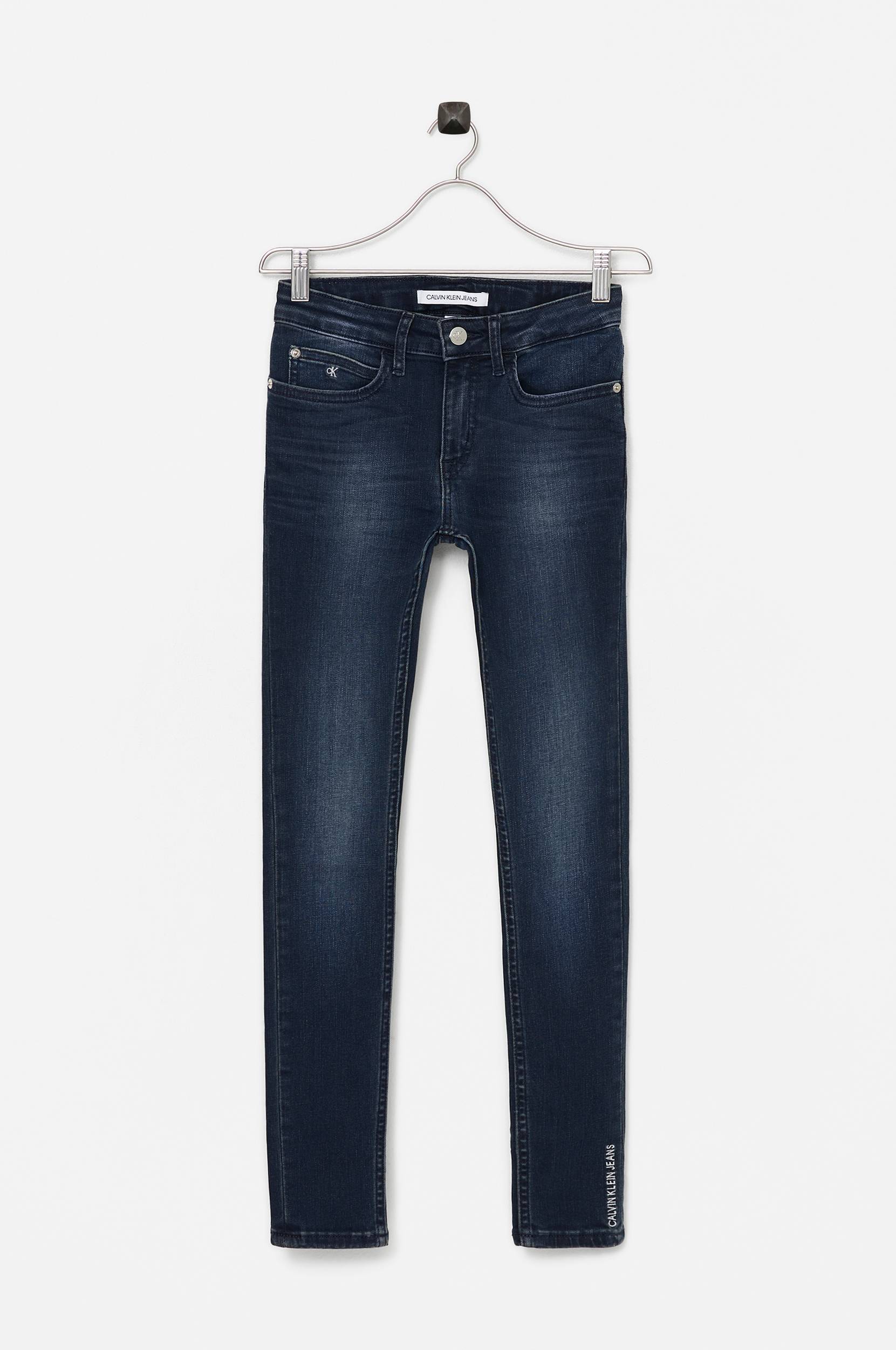Calvin Klein - Jeans Super Skinny MR Washed HL BL Str - Blå - 170