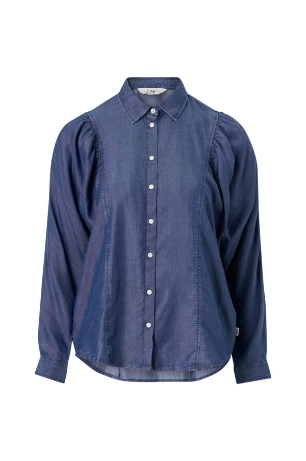Lee - Skjorte Volume SLeeve Shirt - Blå - 34