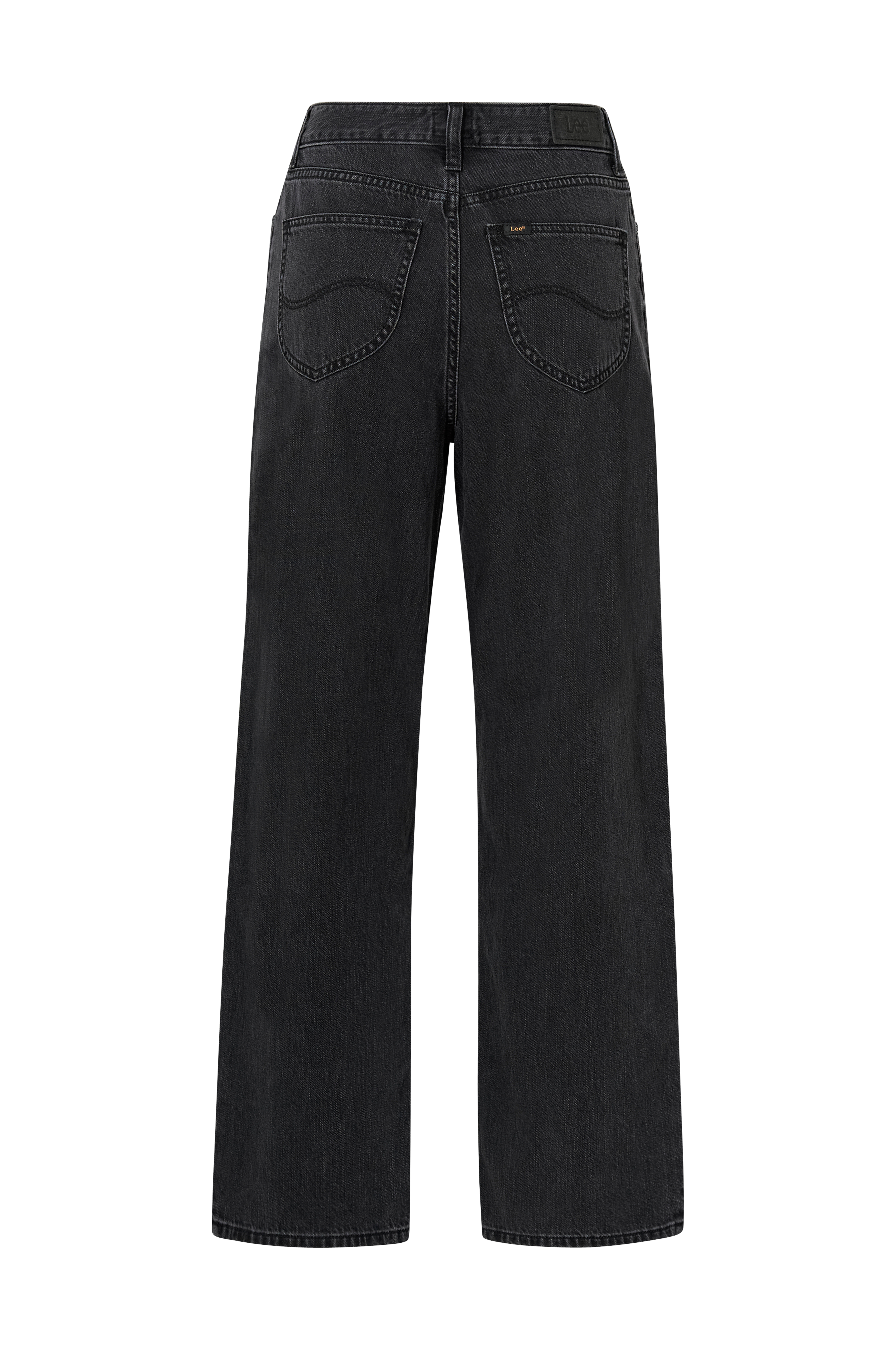 regular wide black jeans