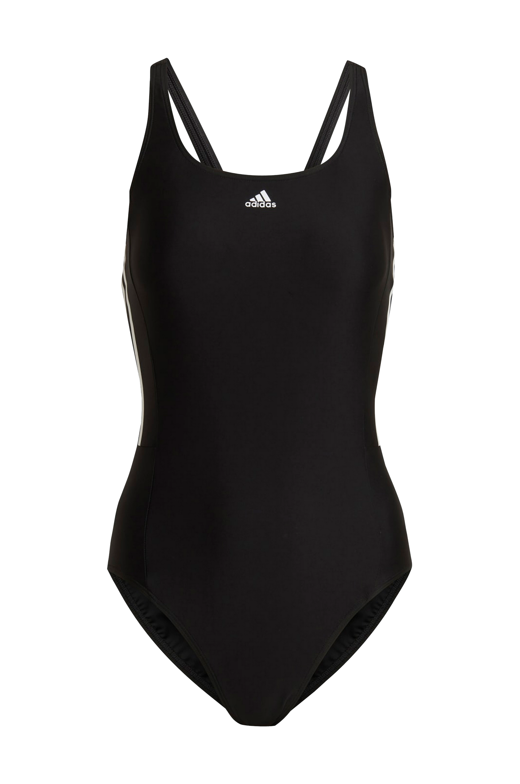 adidas Sport Performance - Badedragt Mid 3-stripes Swimsuit - Sort - 48