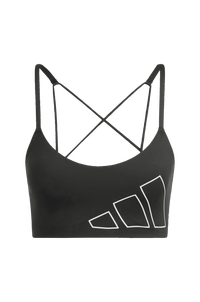 adidas Sport Performance - Sport-bh Aer LS Logo - Svart - S/A-C