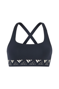 adidas Sport Performance - Sport-bh Powerimpact Training Logo - Blå - M/A-C