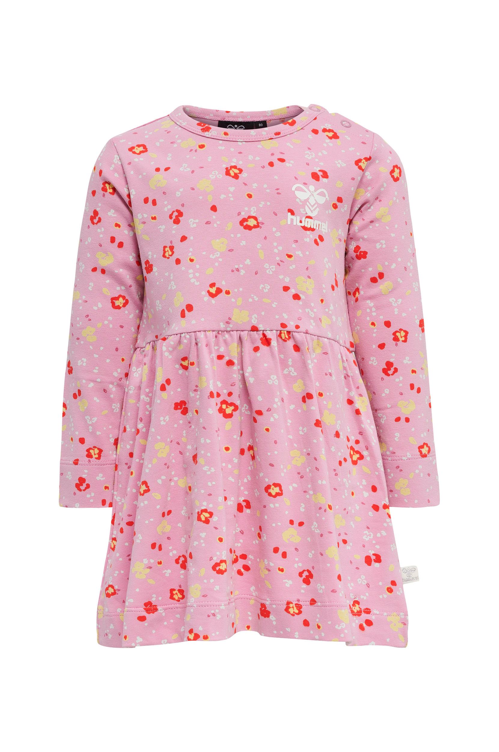 Hummel - Kjole hmlMira Dress L/S - Rosa - 80