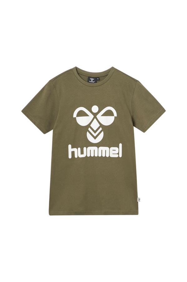 Hummel - T-shirt hmlTres - Grøn 122 - T-shirt - til børn