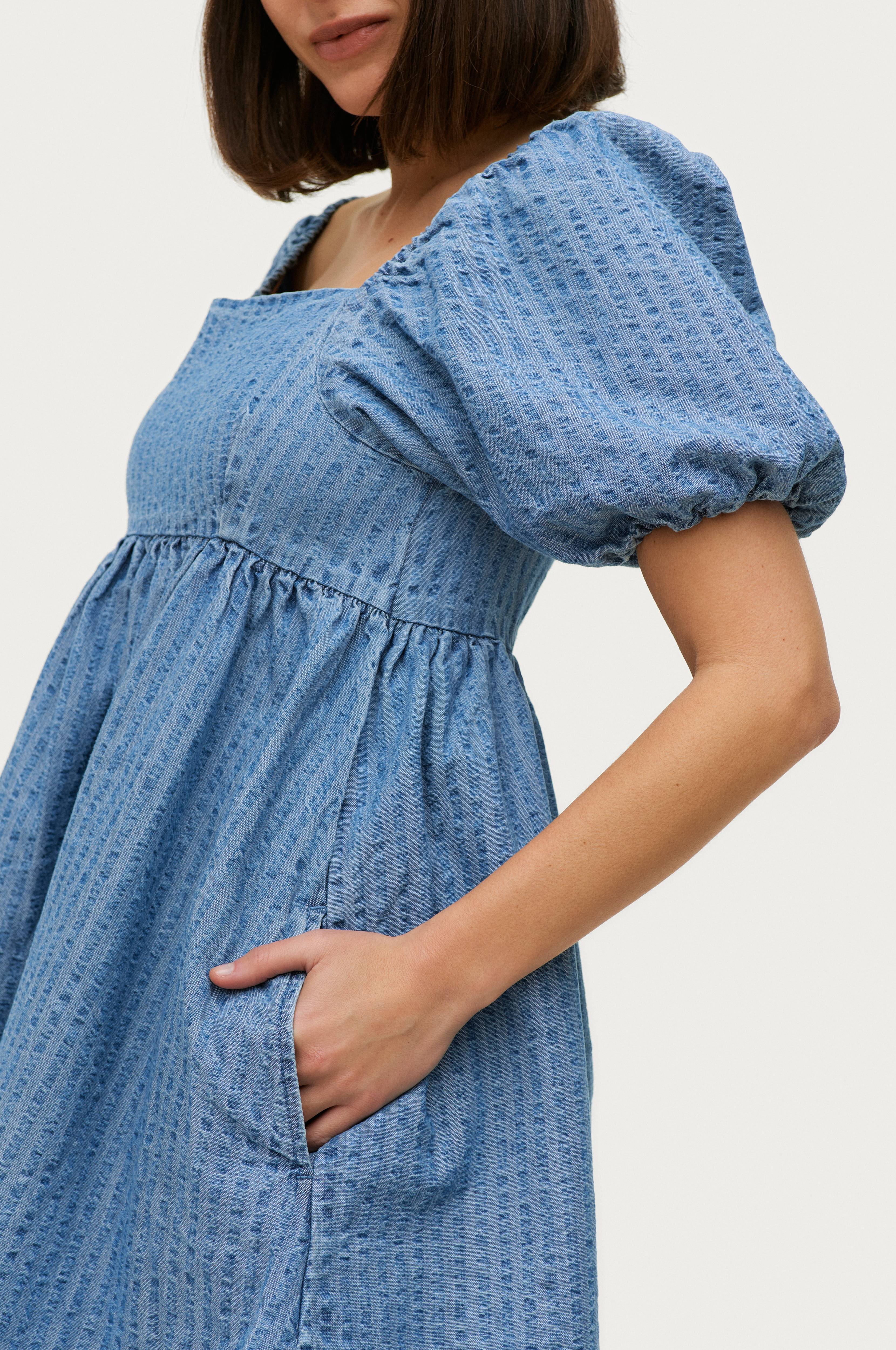 levi's sage denim dress Levi's Jeansklänning Sage Denim Dress - Blå - Sommarklänningar