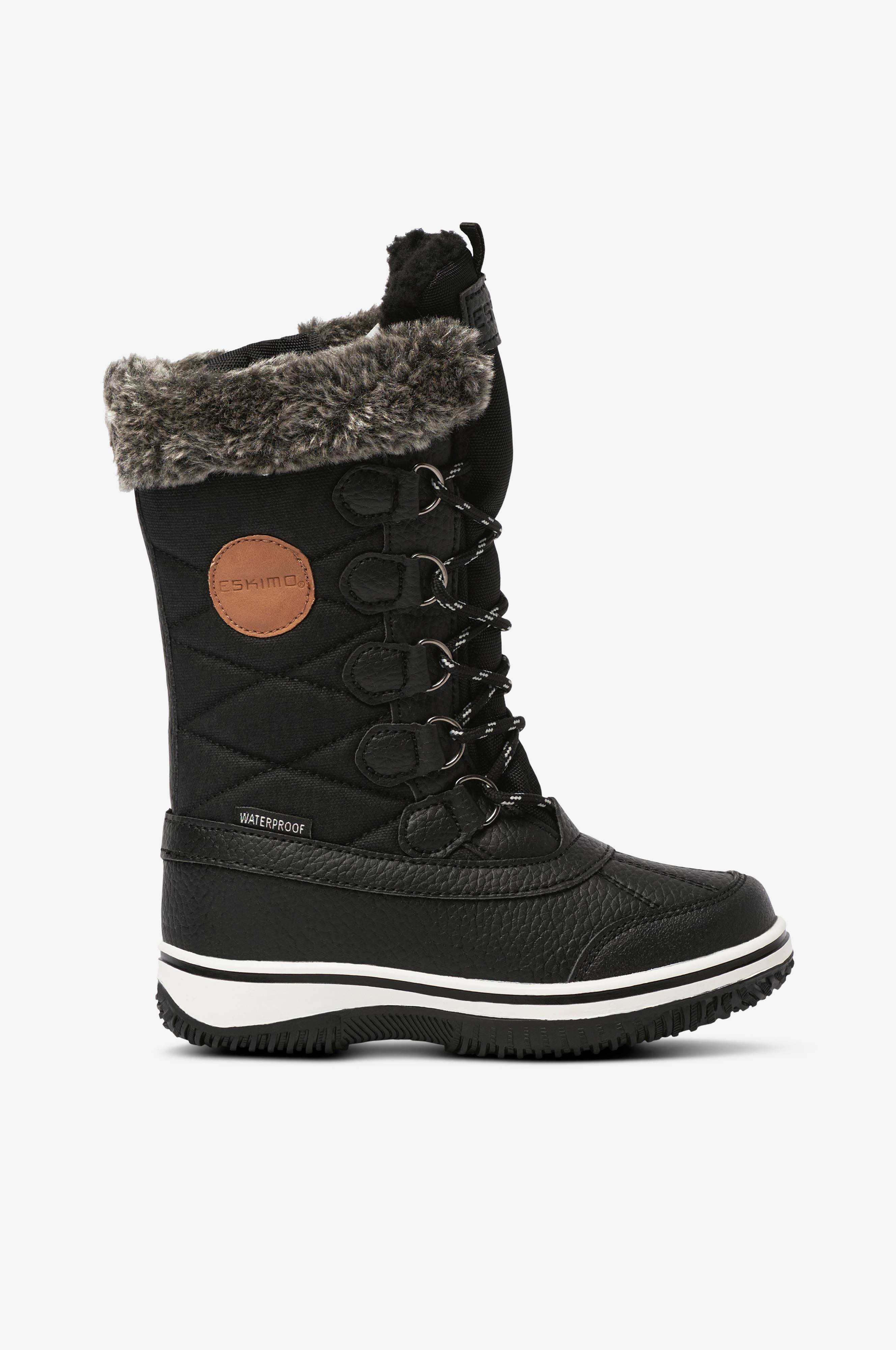 Eskimo Vinterstøvler Frosty - Sort - Boots, støvler & snørestøvler | Ellos.dk