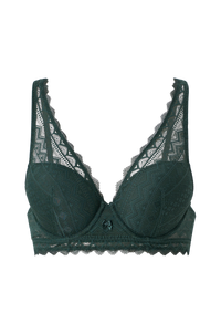Esprit - Bygel-bh Seasonal Lace - Grön