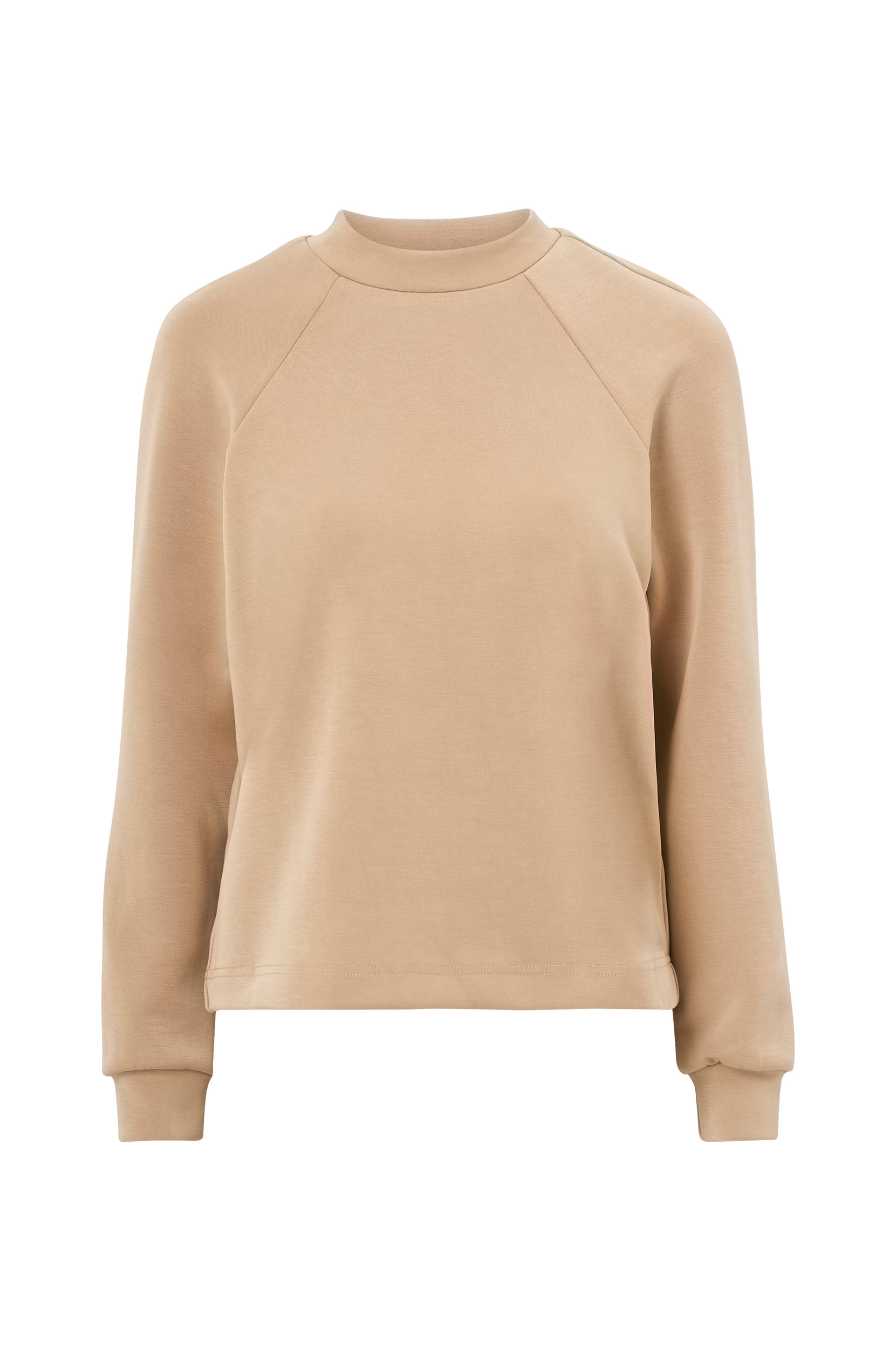Selected FEMME - Sweatshirt slfTenny LS High Neck Sweat - Brun - 38