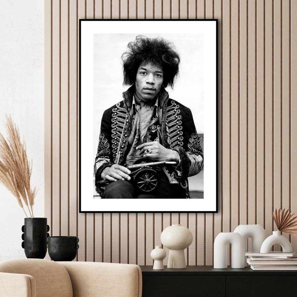 Malerifabrikken Poster Jimi Hendrix, svart från Malerifabrikken, bild 2