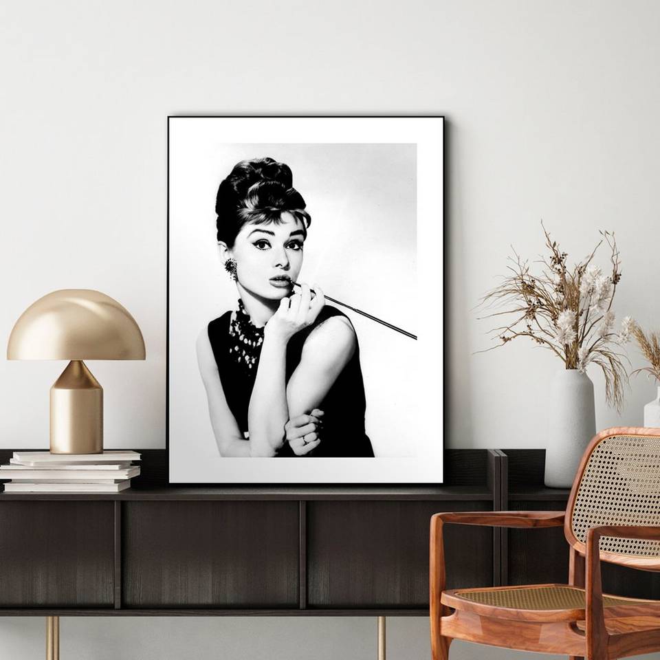 Malerifabrikken Poster Audrey Hepburn 3, svart från Malerifabrikken, bild 2