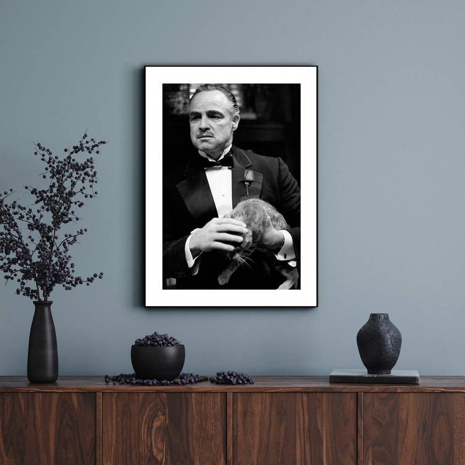 Malerifabrikken Poster Marlon Brando 2, svart från Malerifabrikken, bild 2
