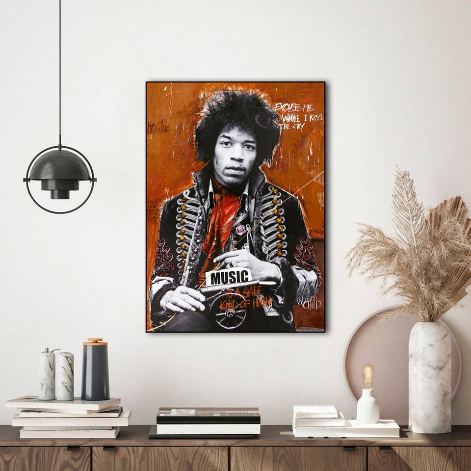 Malerifabrikken Poster Hendrix by artist, flerfärgad från Malerifabrikken, bild 2