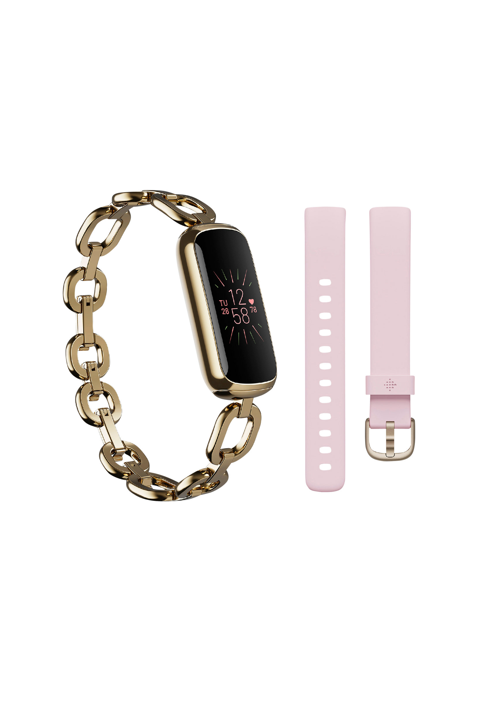 Fitbit - Luxe, Special Edition Gorjana Soft Gold/Peony
