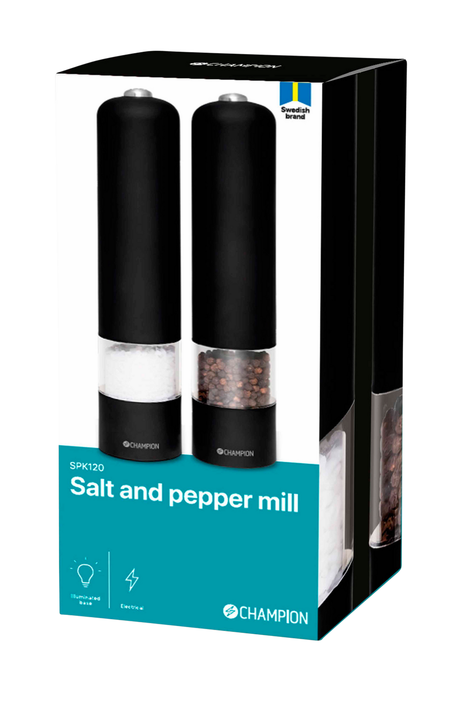 Champion Nordic Salt- och pepparkvarn Mattsvart från Champion Nordic, bild 5