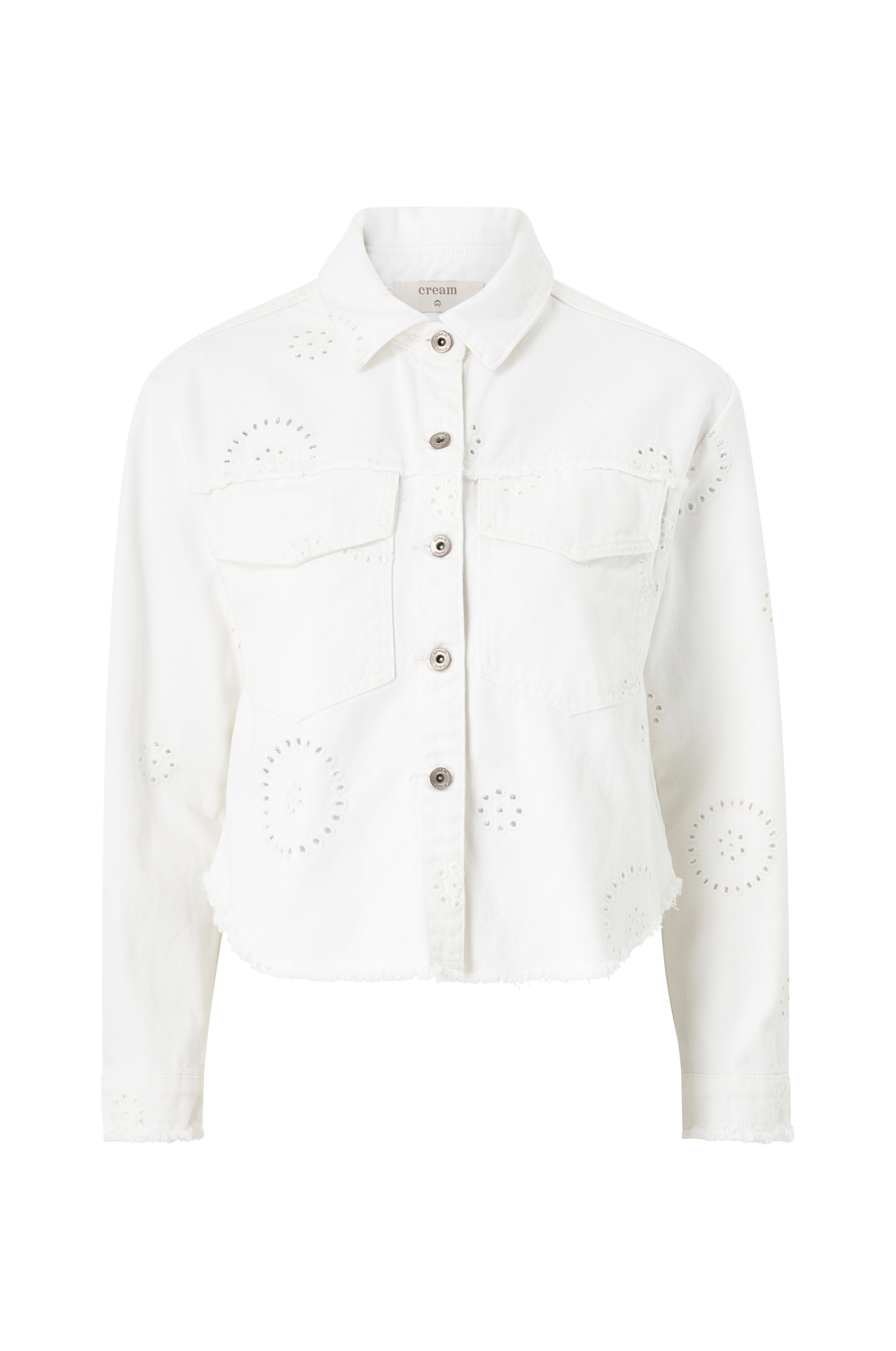 Cream - Cowboyjakke crIrene Shirt Jacket - Hvid - 34/36
