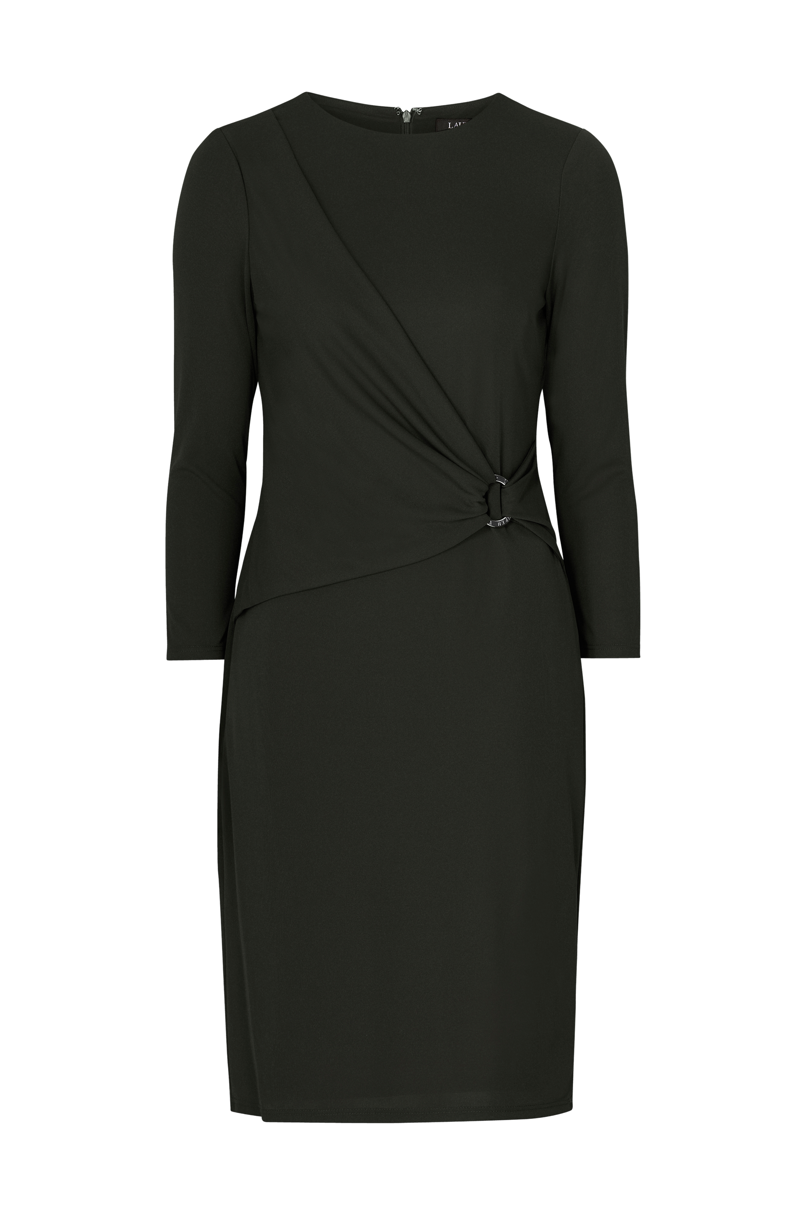 Lauren Ralph Lauren - Kjole Matte Jersey Dress - Sort - 36