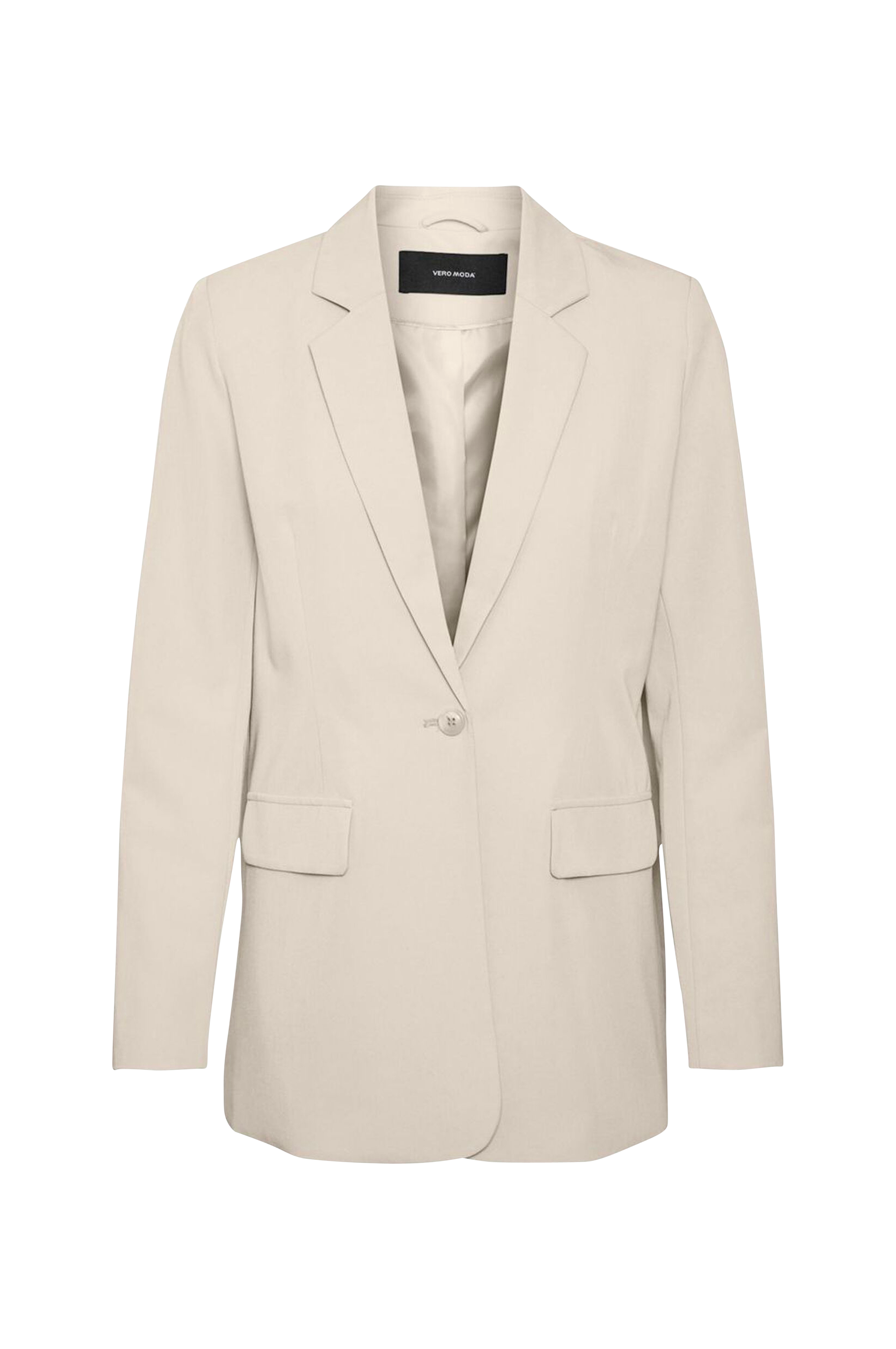Vero Moda Kavaj vmZelda L/S Blazer Beige Dressade kavajer Ellos.se