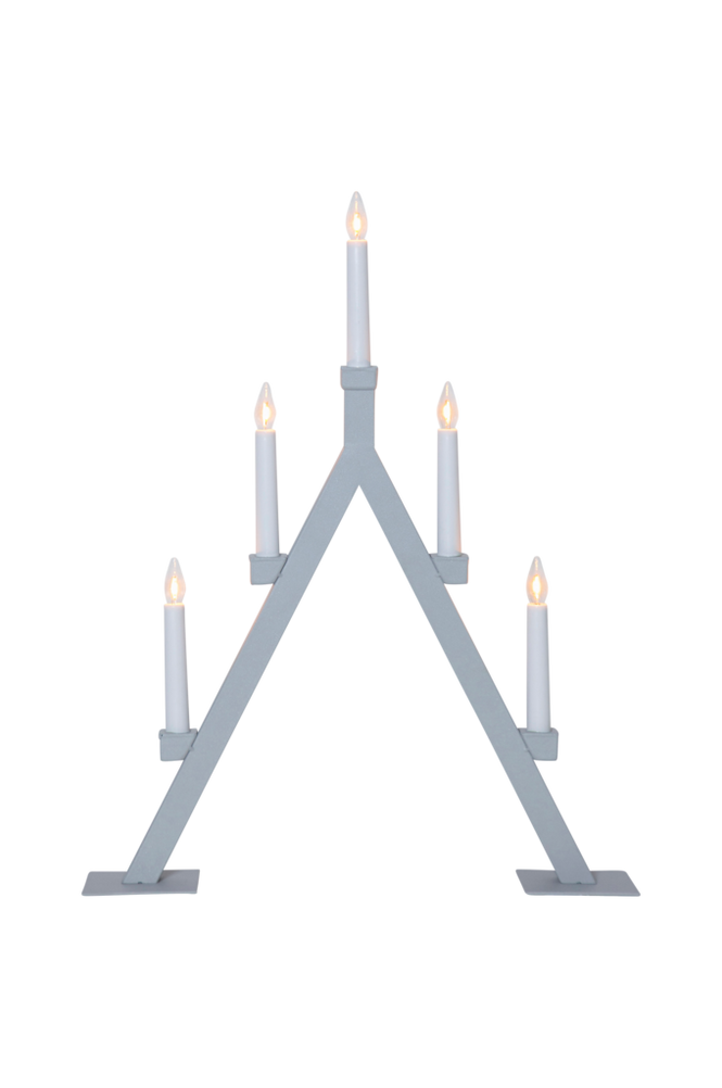 Ljusstake Oliver Grey