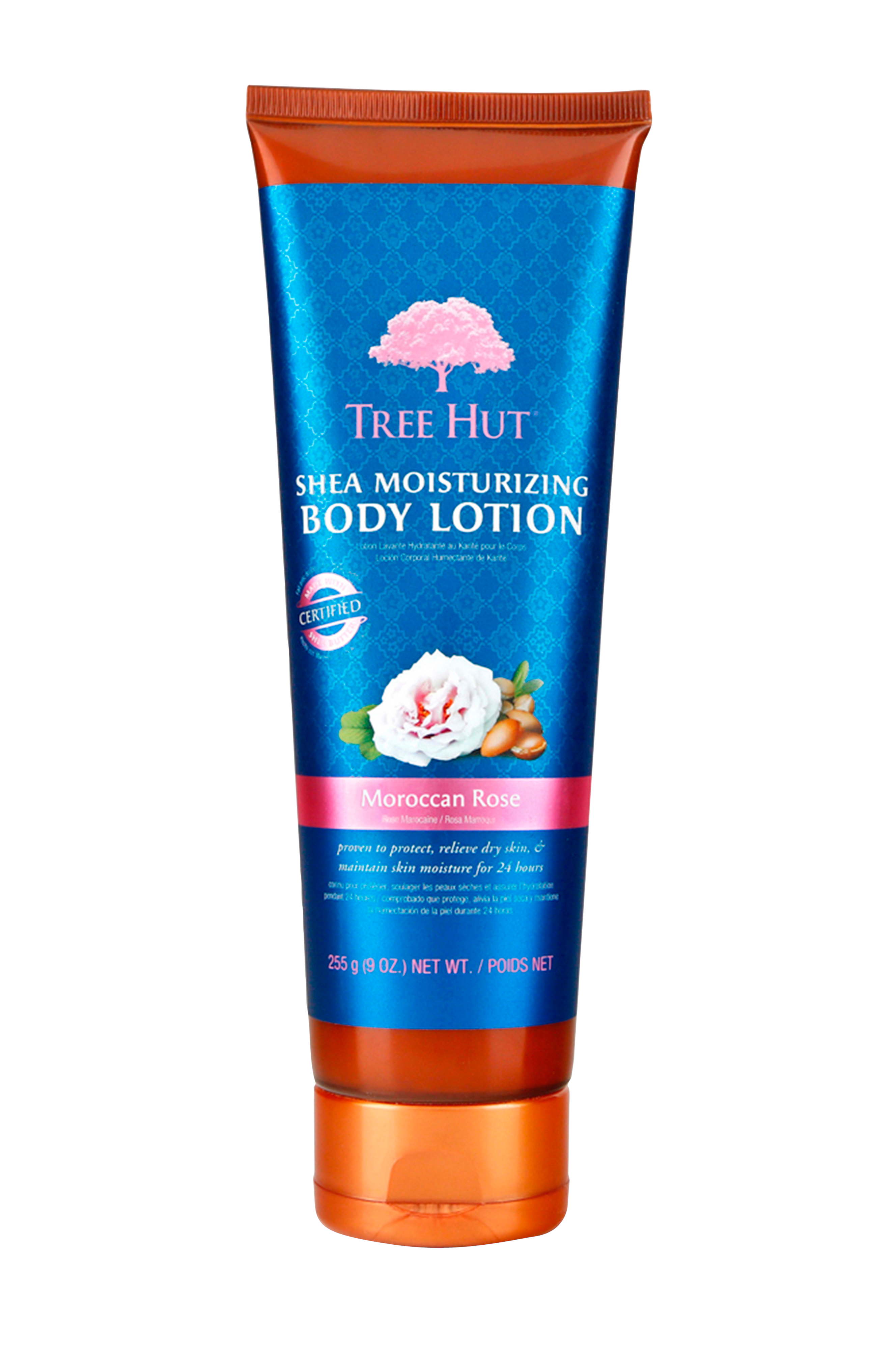 tree-hut-shea-moisturizing-body-lotion-moroccan-rose-vartalovoiteet