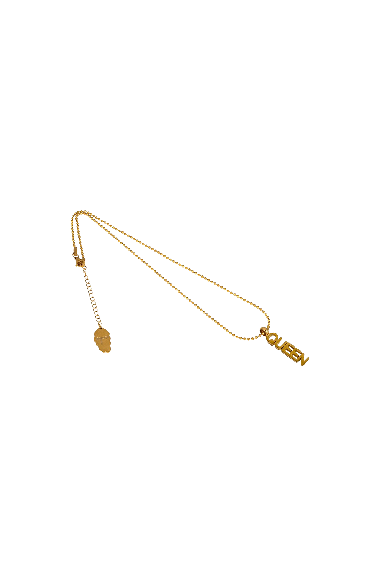 IOAKU - Halsband Statement Queen Mini Necklace - Guld