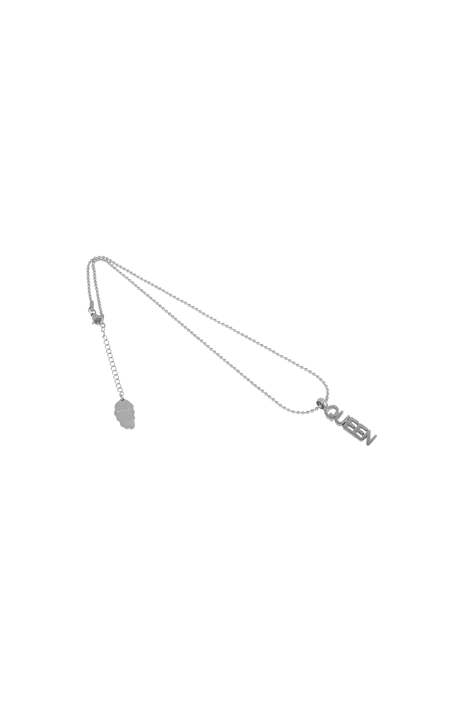 IOAKU - Halsband Statement Queen Mini Necklace - Silver