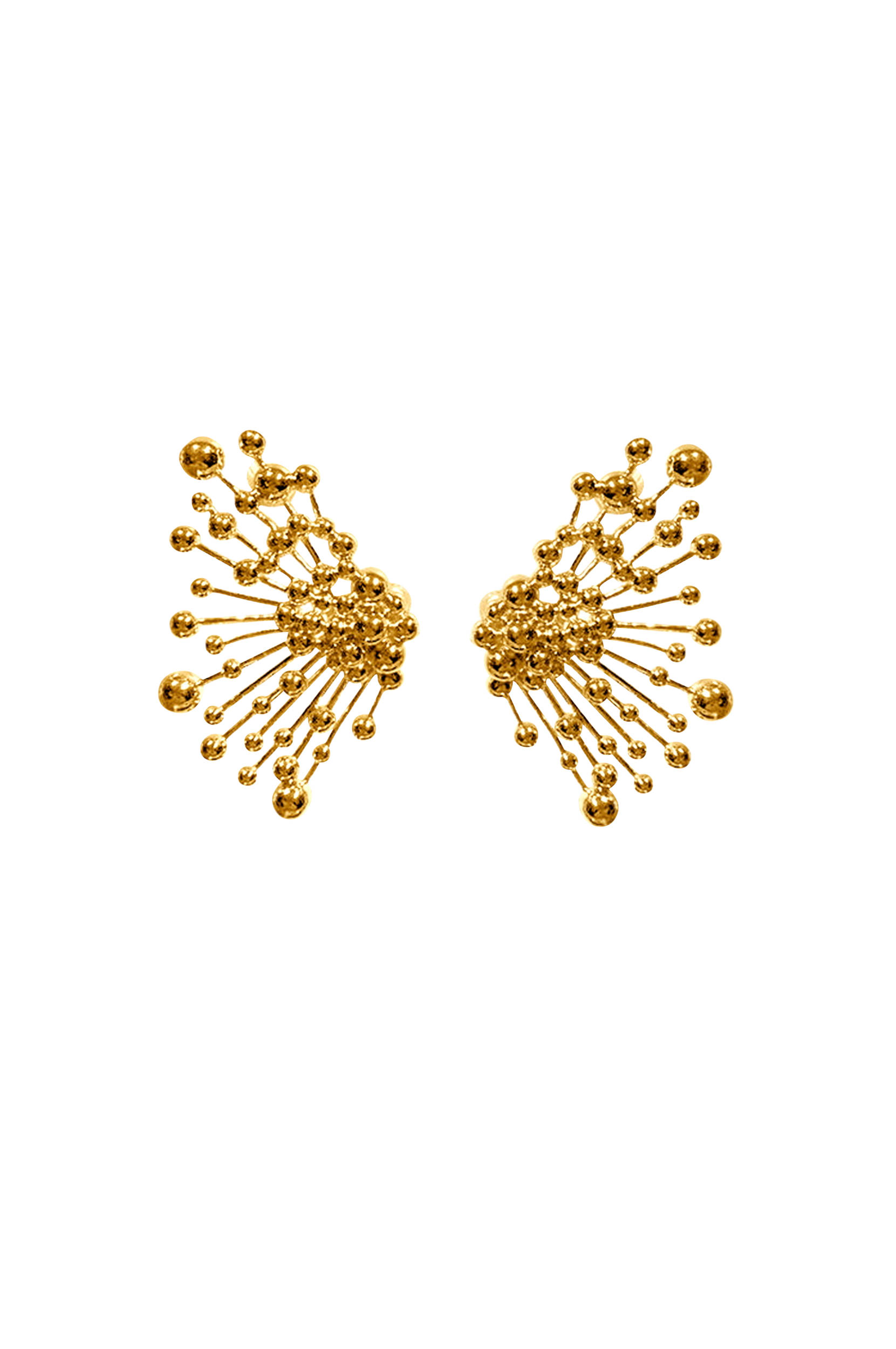 IOAKU - Örhängen Berry Sunfeather Earrings - Guld
