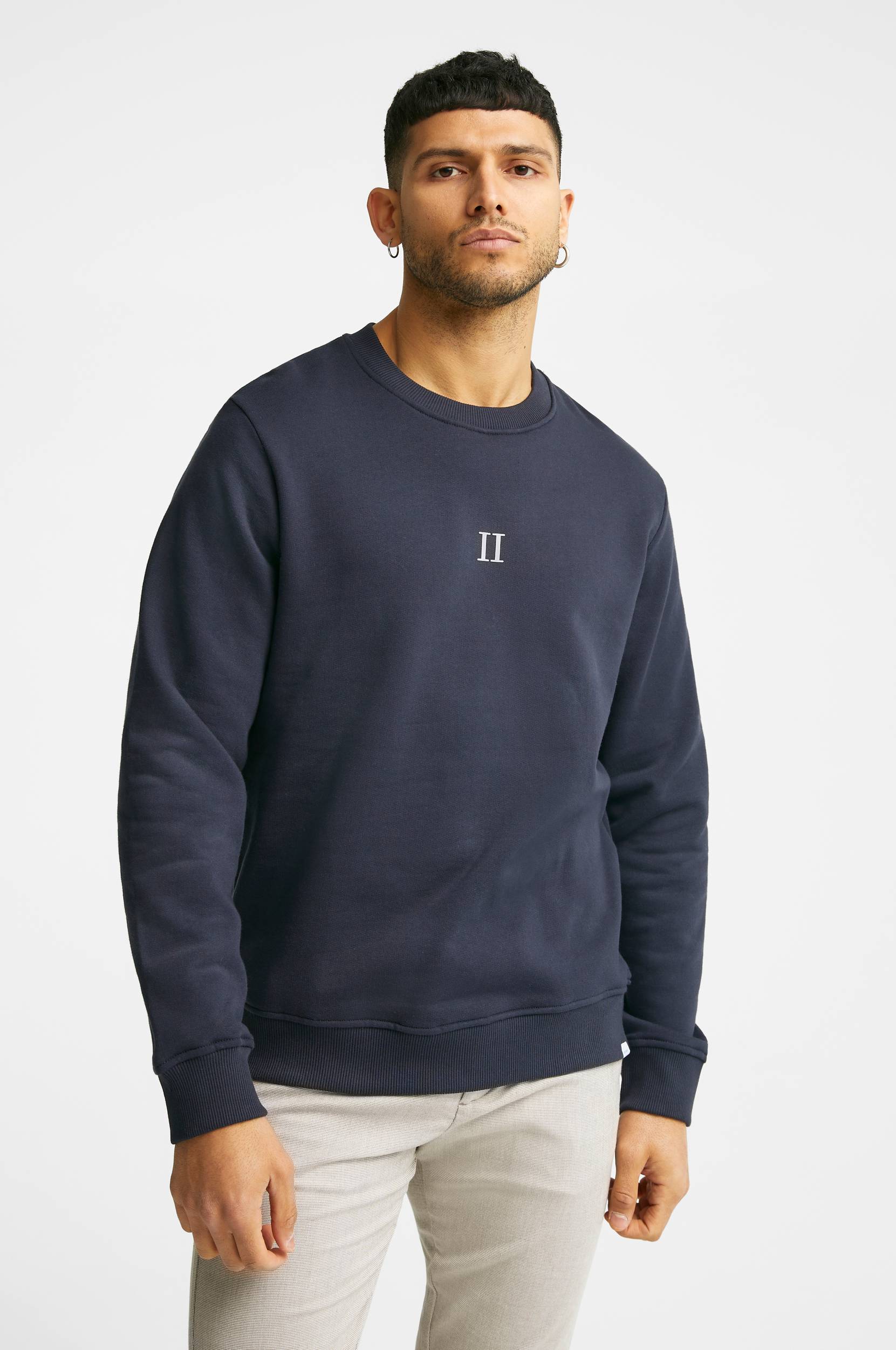 Les Deux - Sweatshirt Mini Encore Sweatshirt - Blå - 2XL