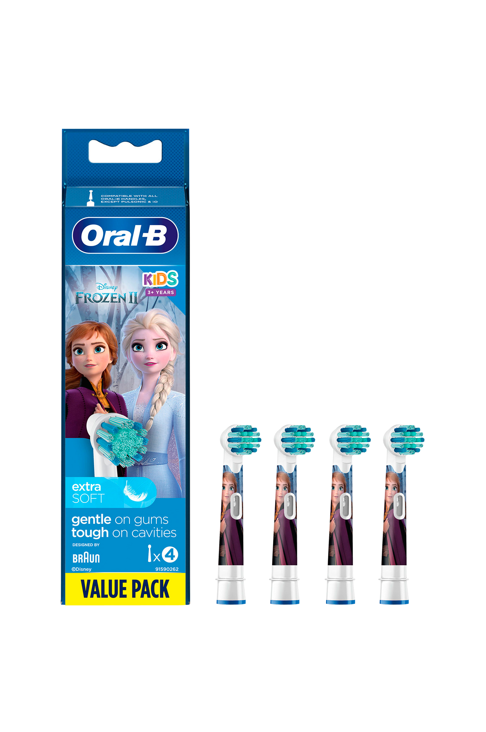 Oral B - Borsthuvud Frozen 4 st