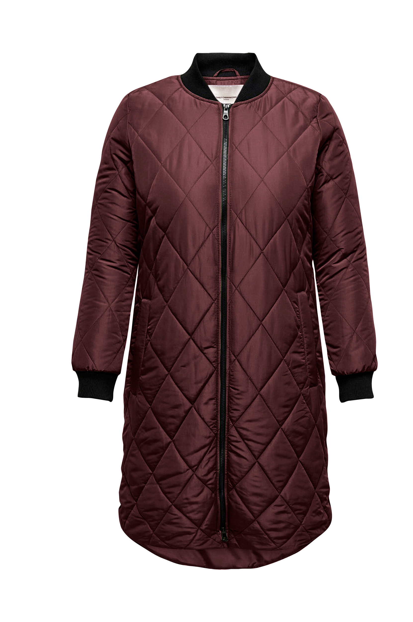 Only Carmakoma - Frakke carCarrot New LS Long Quilted Jacket - Lilla - 42