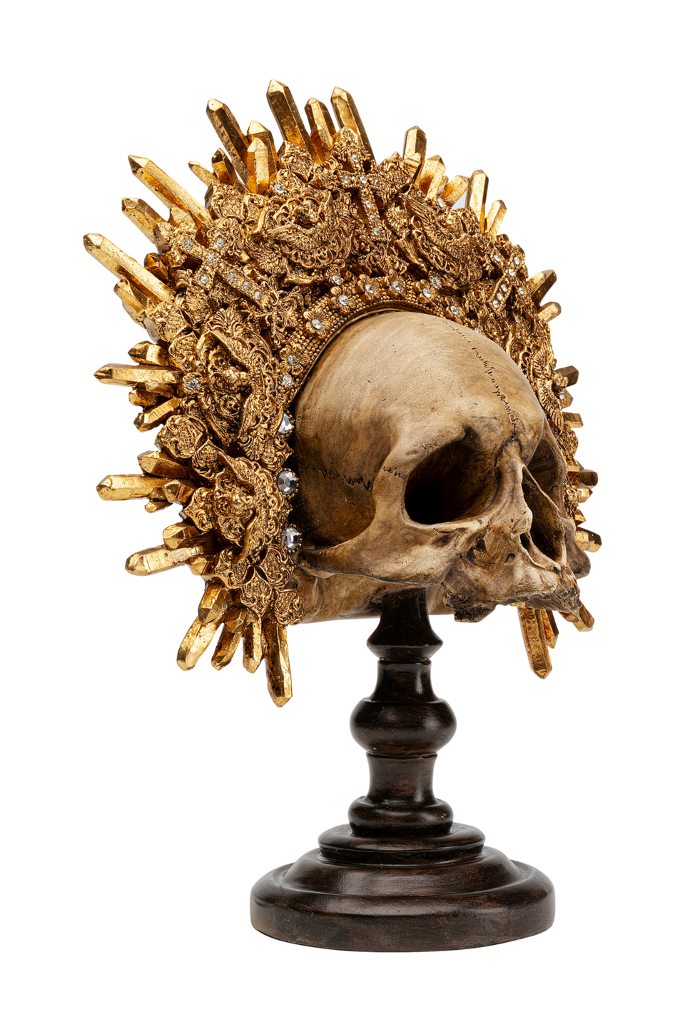 KARE Design Dekoration King Skalle, guld från KARE Design, bild 2
