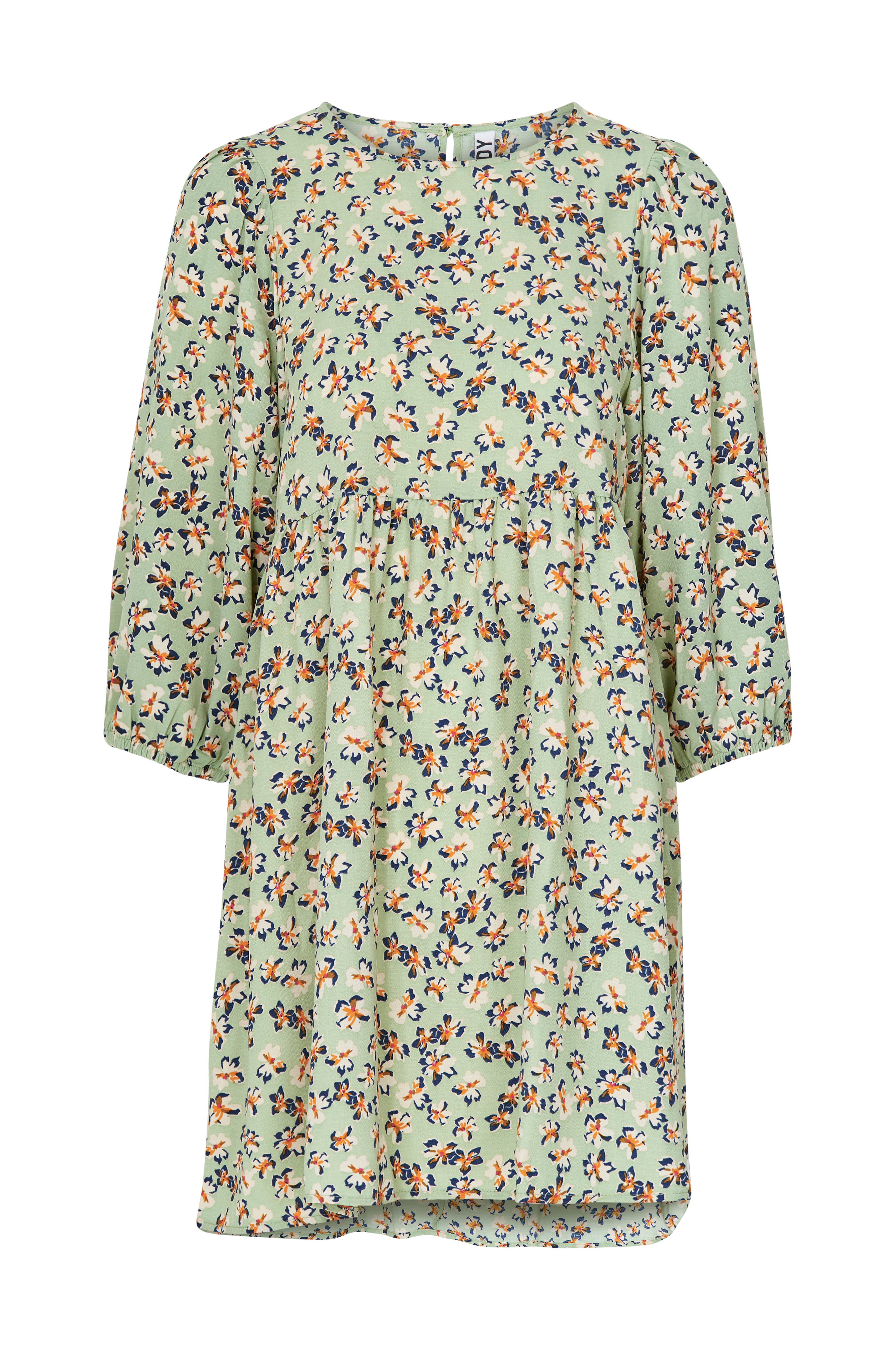 JDY jdyLion 3/4 Dress Wvn - Grøn Korte kjoler | Ellos.dk