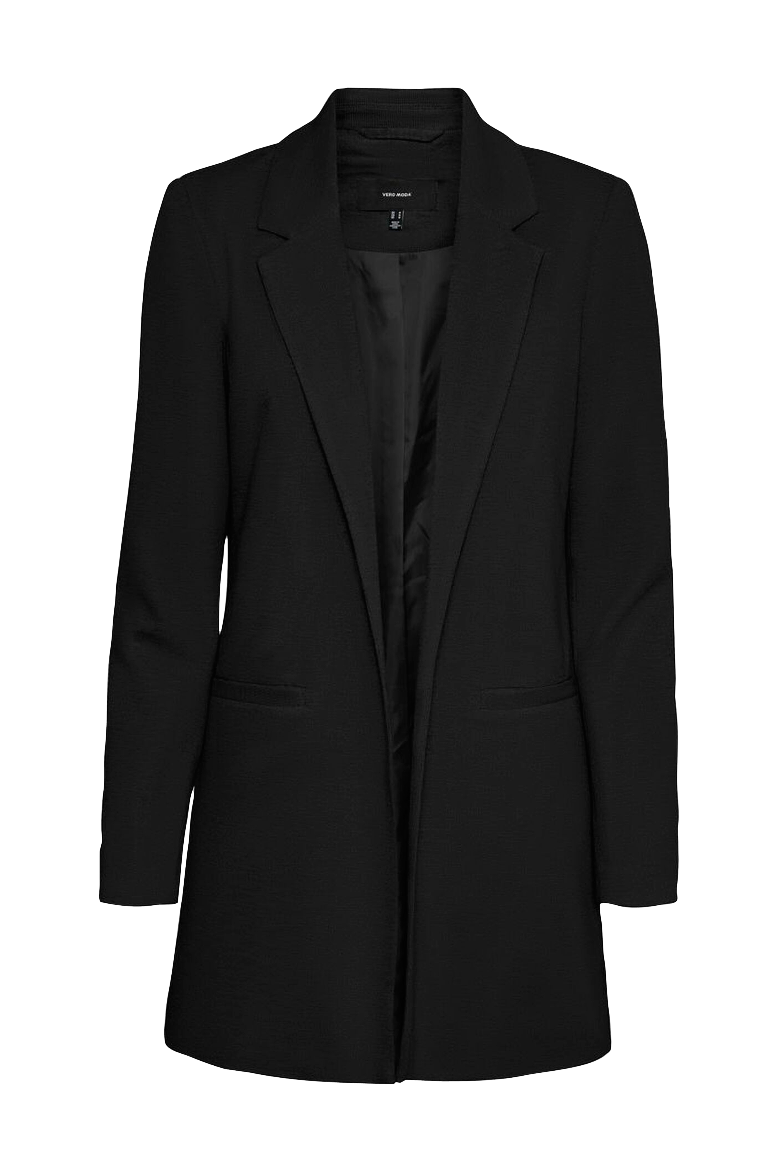VERO MODA Vmverina Ls Long Blazer dames Blazer,Blanco Y Gris,34
