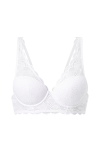 Esprit - Bygel-bh Seasonal Lace Padded - Vit - 80C