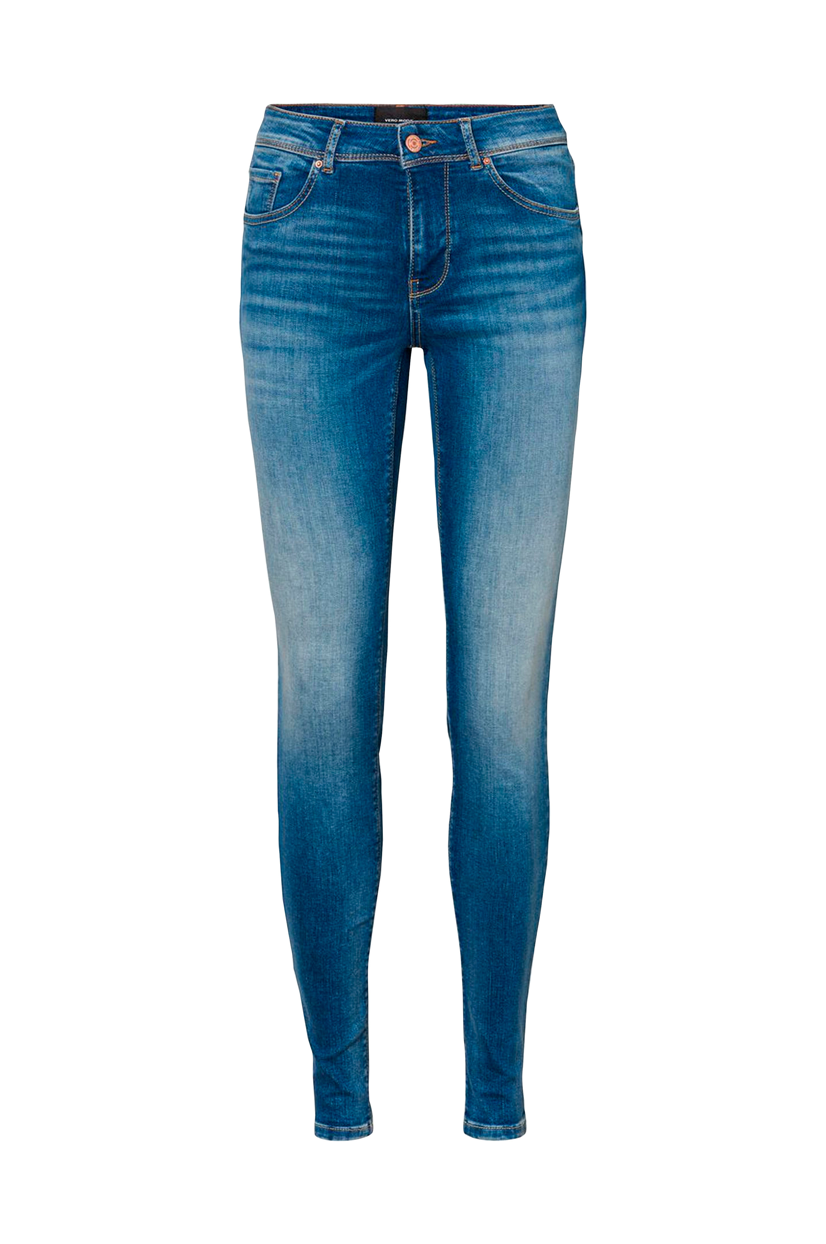 Vero Moda Jeans vmLux MR Slim Jeans RI310 Blå - Slim Ellos.dk