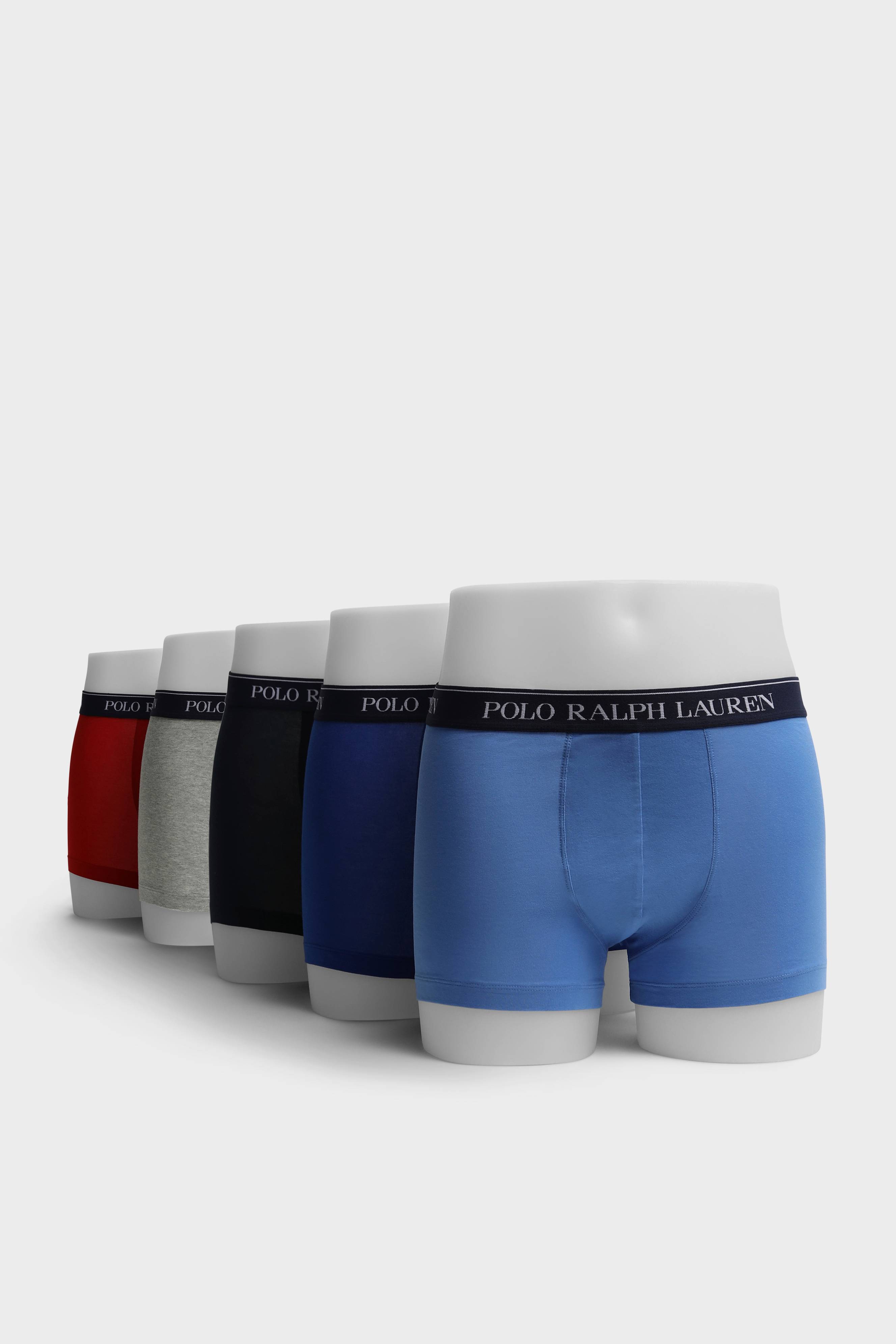 brysomme stille Fjendtlig Polo Ralph Lauren 5-pak Underbukser Classic Trunk - Multi - Underbukser &  boxershorts | Ellos.dk