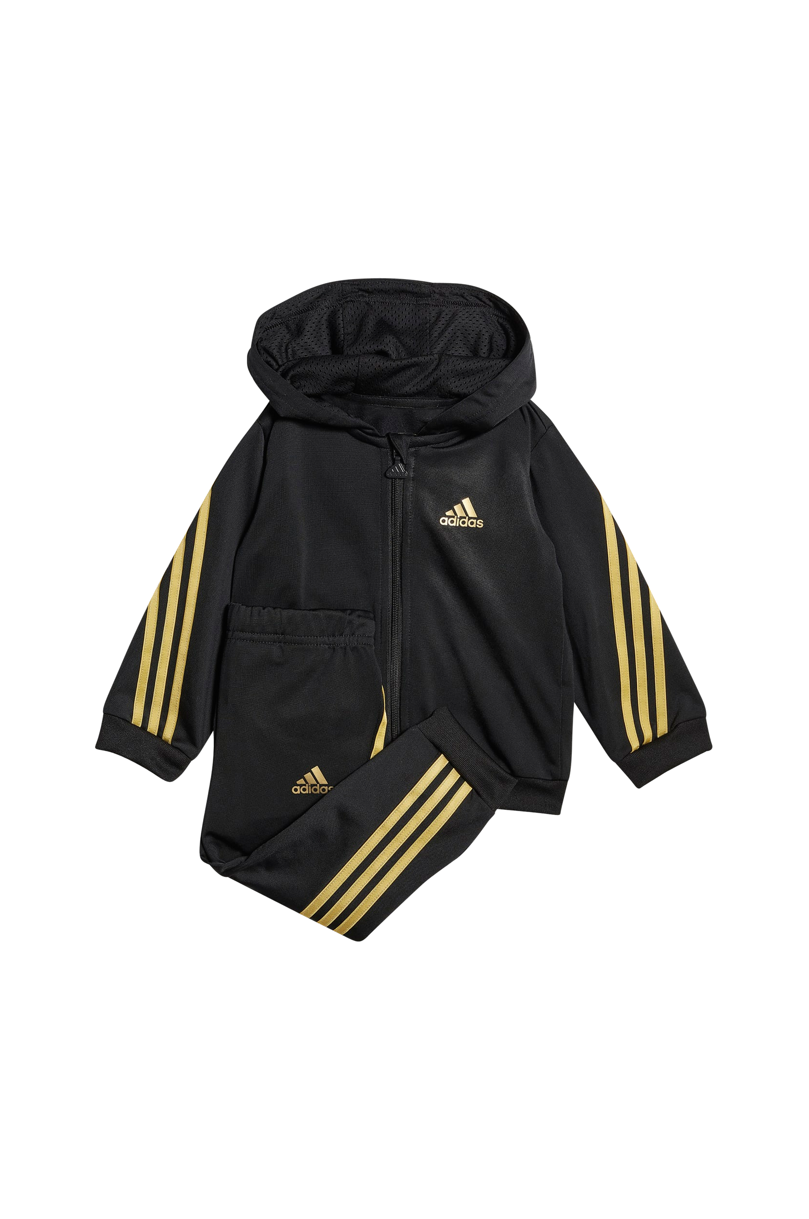adidas Sport Performance - Joggingsæt Future Icons Shiny Allover Print Jogger Set - Sort - 68