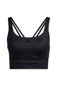 adidas Sport Performance - Sport-bh Powerimpact Training Medium-support Longline Bra - Svart - L/A-C