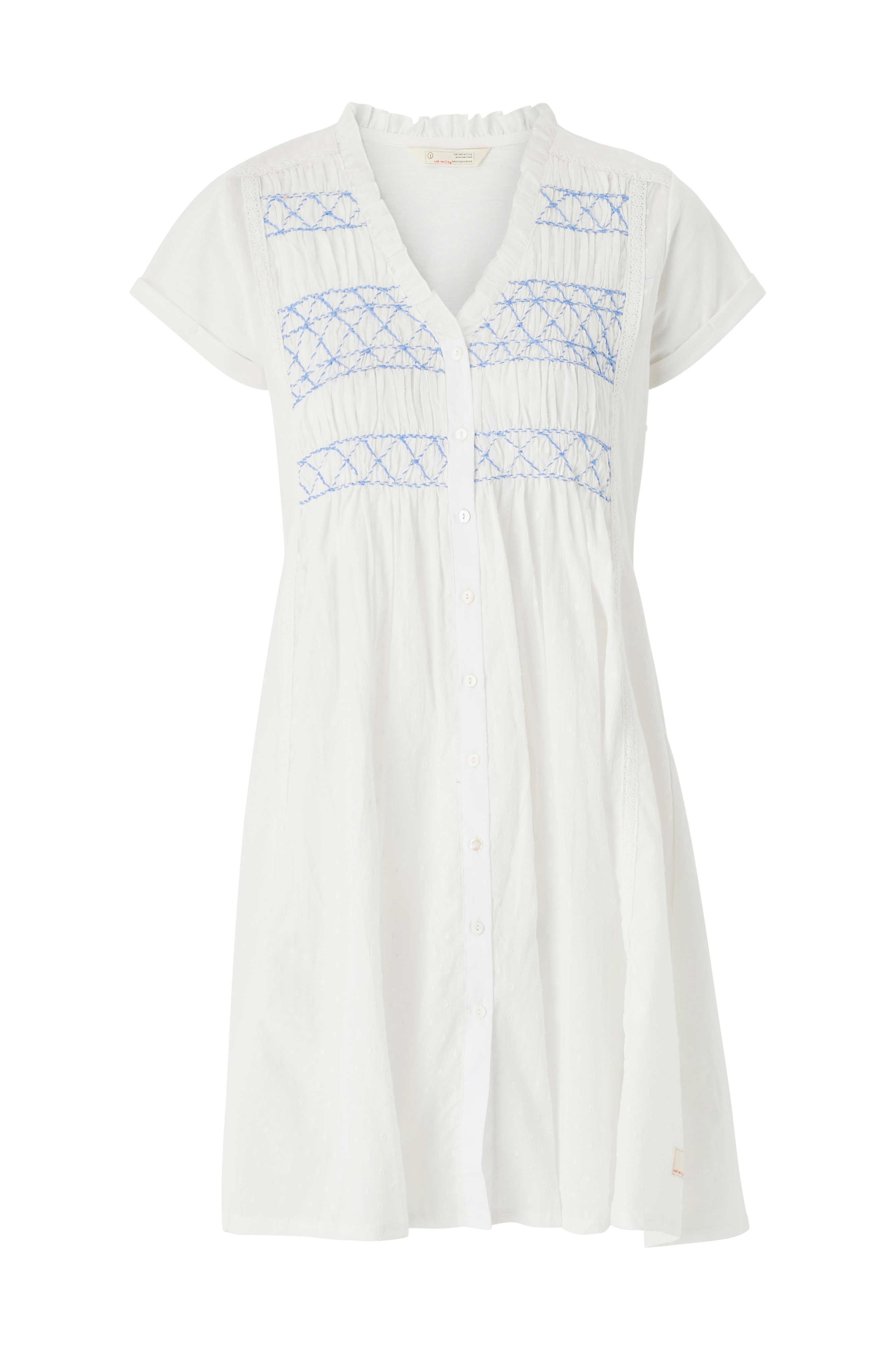 Odd Molly Hilma Dress - Hvid - Korte kjoler Ellos.dk