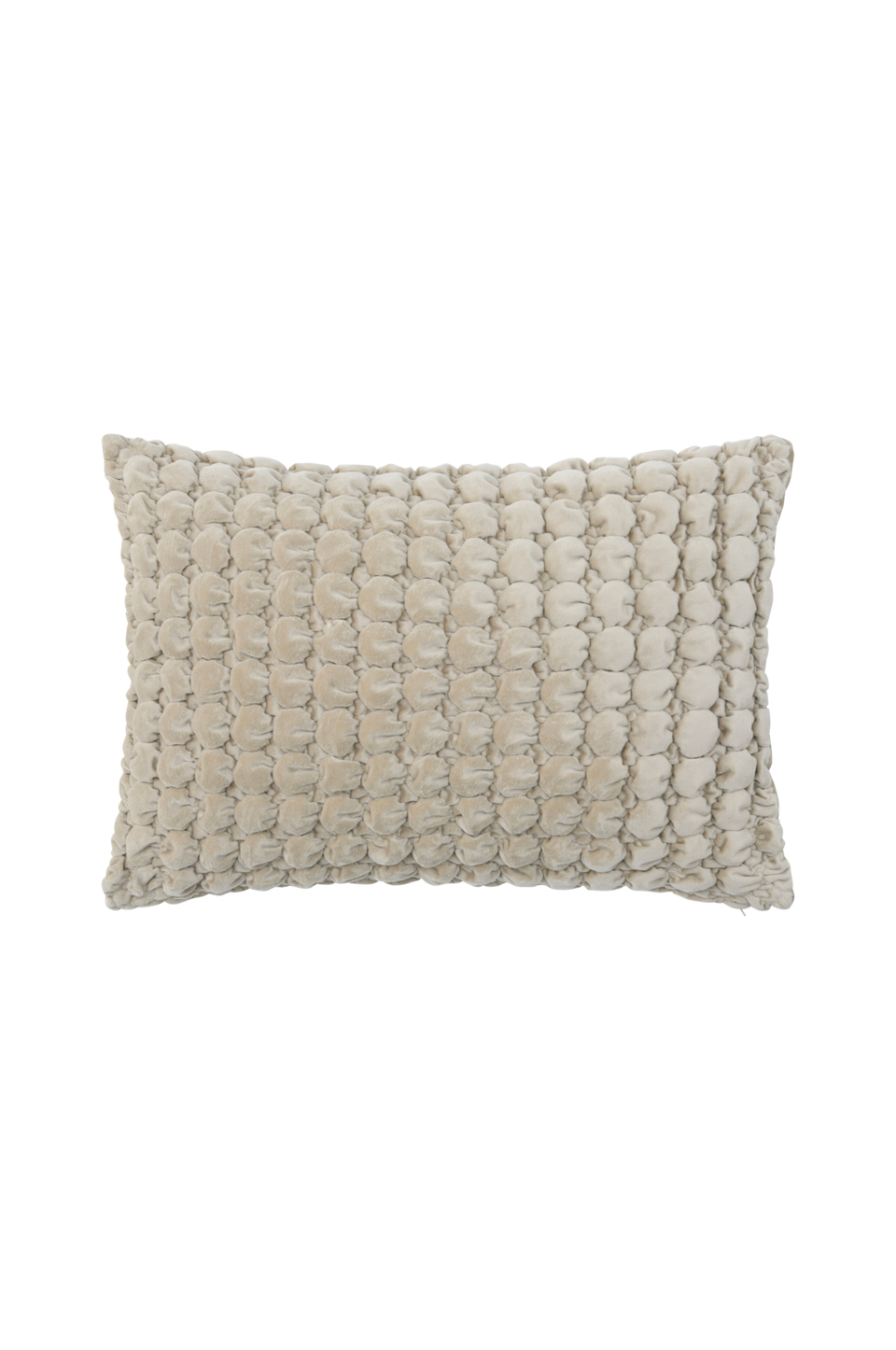 Ellos Home Kuddfodral Nora Bubble i sammet, beige från Ellos Home, bild 2