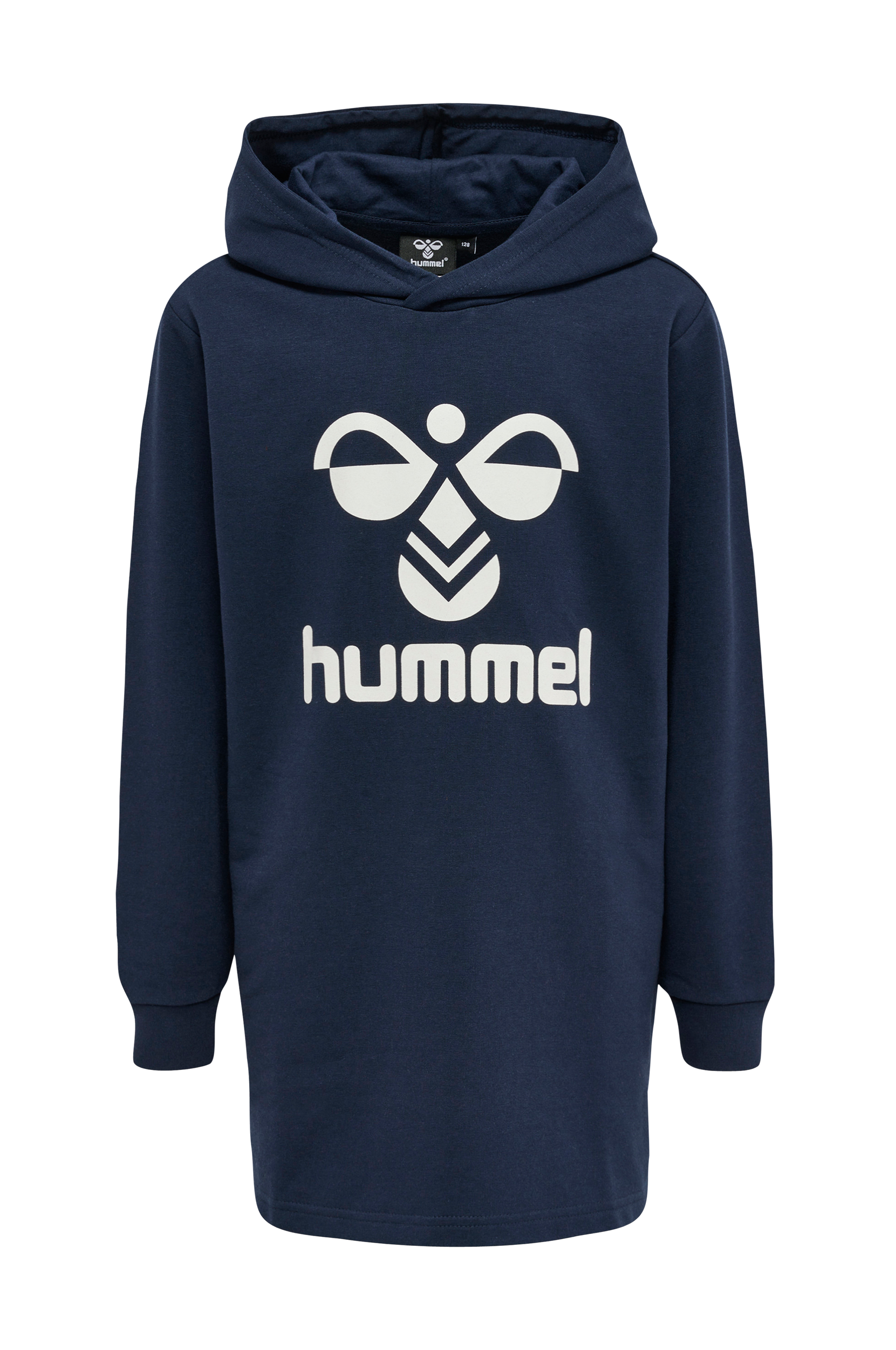 Hummel - Kjole hmlMaja Hoodie Dress - Blå - 134