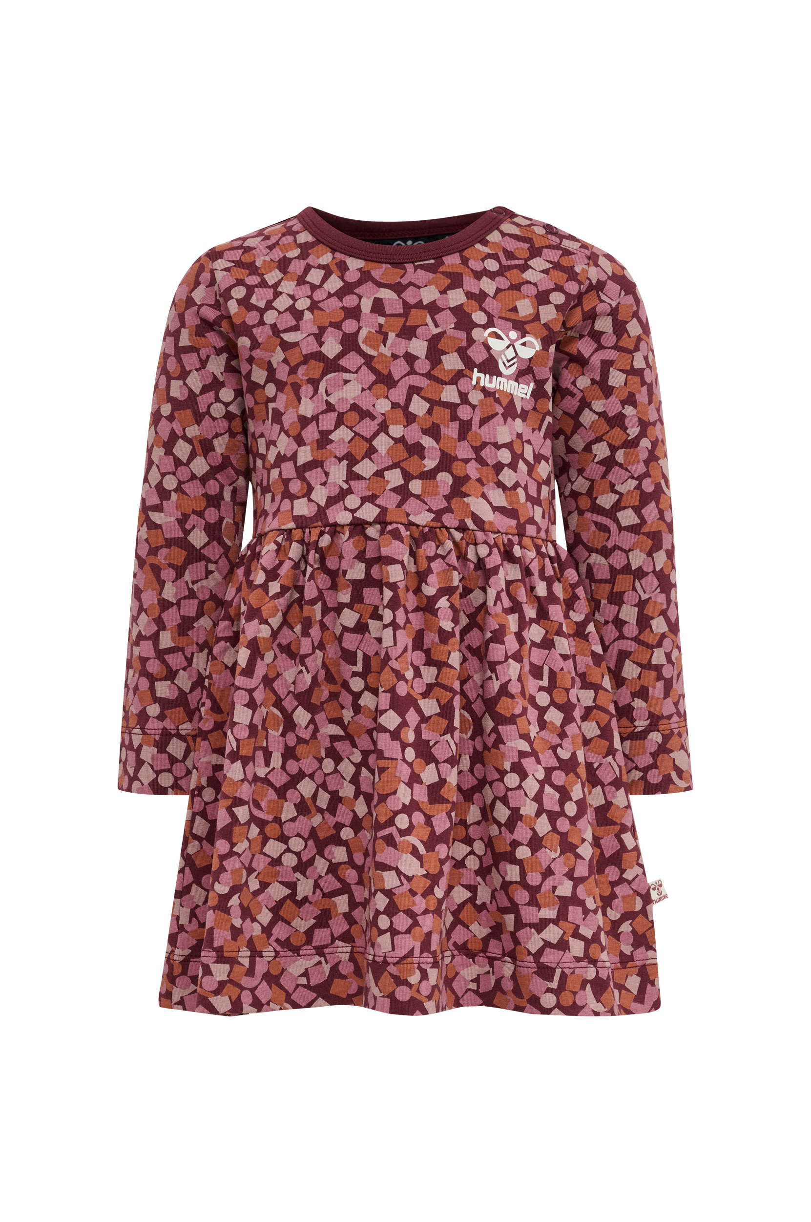 Hummel - Kjole hmlConfetti Dress L/S - Brun - 80