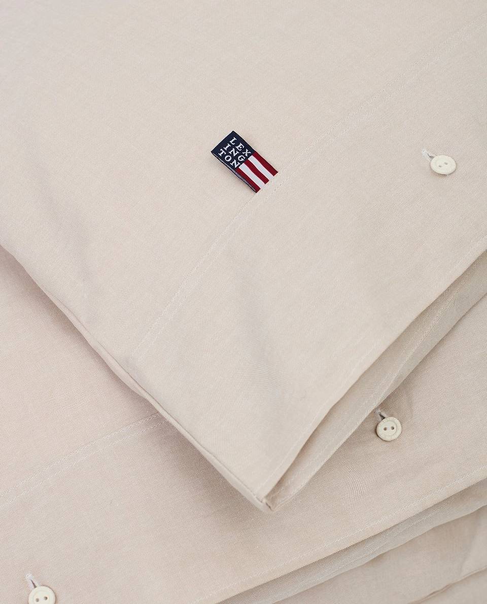 Lexington Påslakan Pin Point Cotton Duvet Cover, beige från Lexington, bild 2